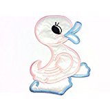 APPLICAZIONE PATCH TERMOADESIVA BABY PAPERELLA ROSA E CELESTE