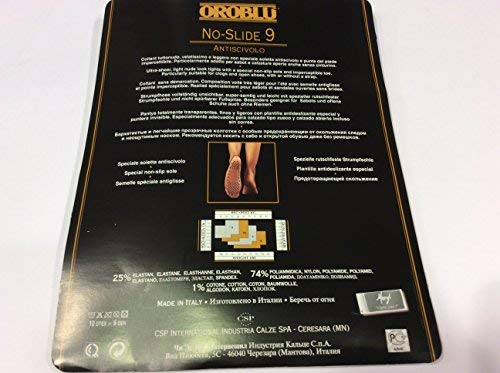 Oroblu NO - SLIDE 9 ANTISCIVOLO TG 2 BLACK