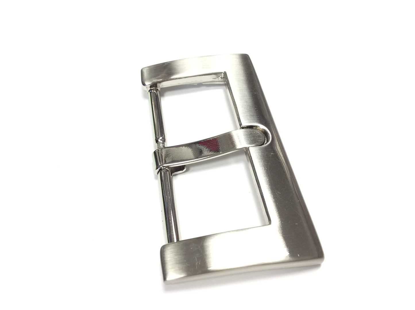 Filmodashop Fibbia RETTANGOLO Verticale CM 7,5 Ottone Argento