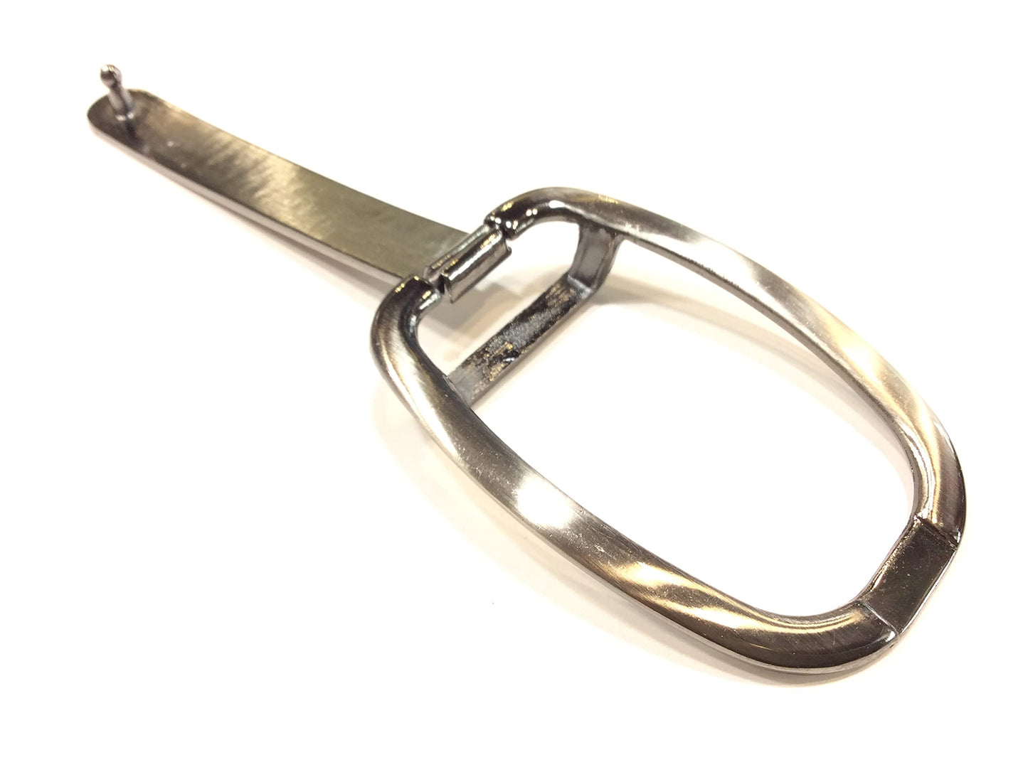 Filmodashop Fibbia Ovale CM 9 Ottone Brunito Argento
