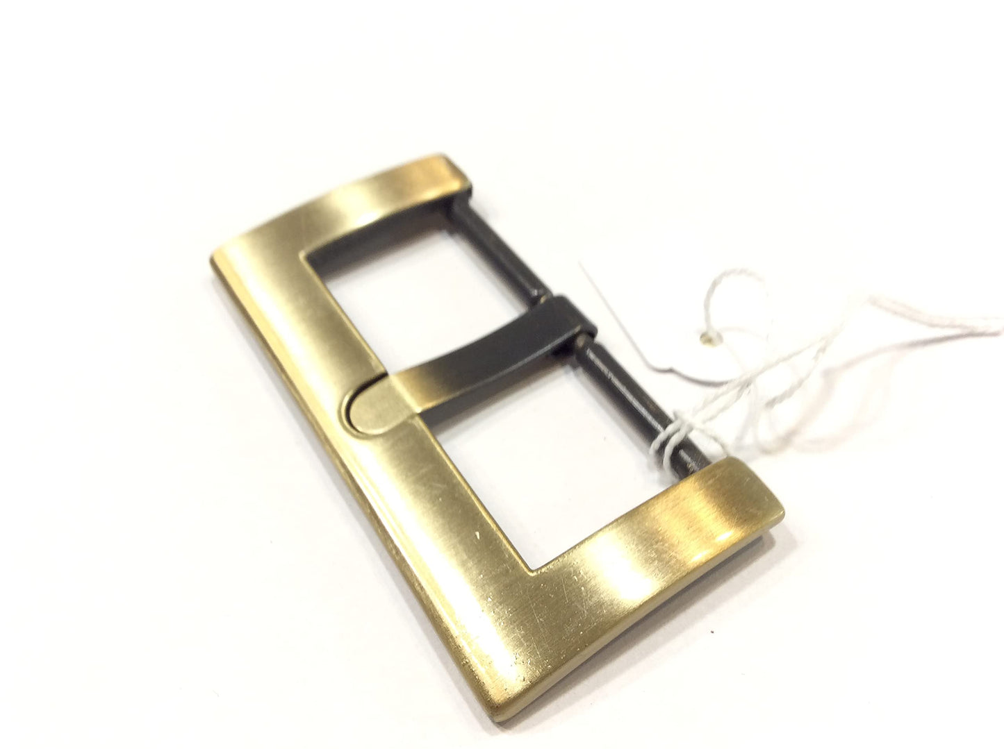 Filmodashop FIBBIA RETTANGOLO VERTICALE CM 7,5 OTTONE BRUNITO