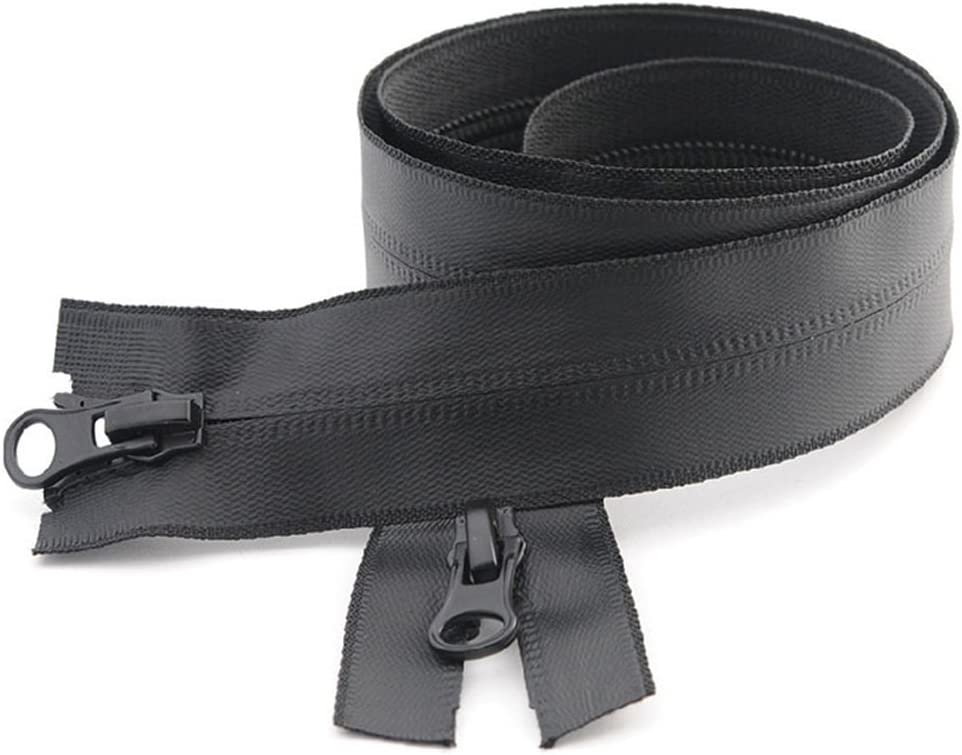ZIP chiusura lampo CM 80 INVISIBILE SGANCIABILE EFFETTO PELLE NERO