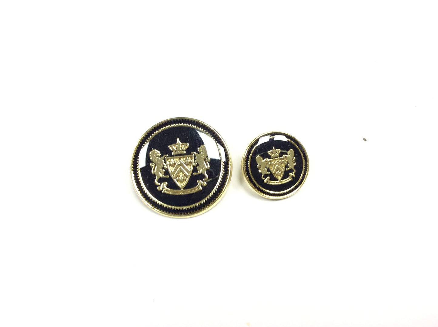 BOTTONE LUXURY BLAZER NERO LEONE ORO CM 1,8