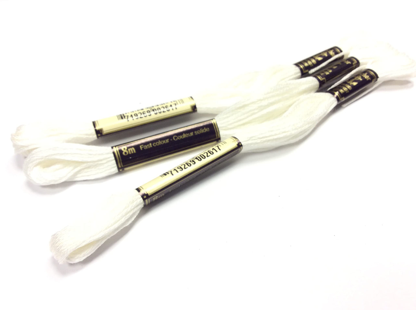 ANCHOR MOULINE' SCATOLA 12 PZ MATASSINA BIANCO 100% COTONE