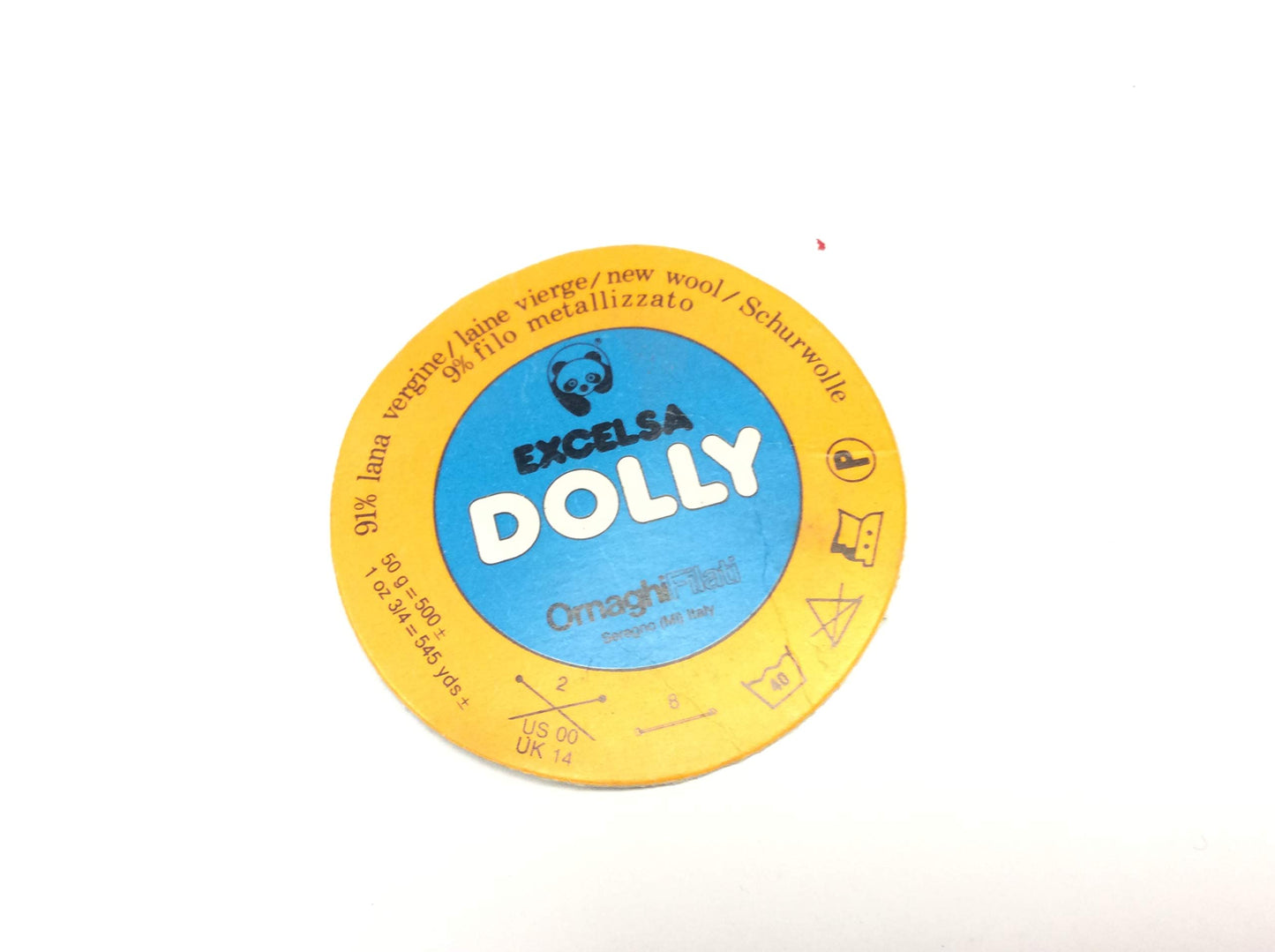 LANA VERGINE NERO ARGENTO LAME' 50 GR EXCELSA DOLLY