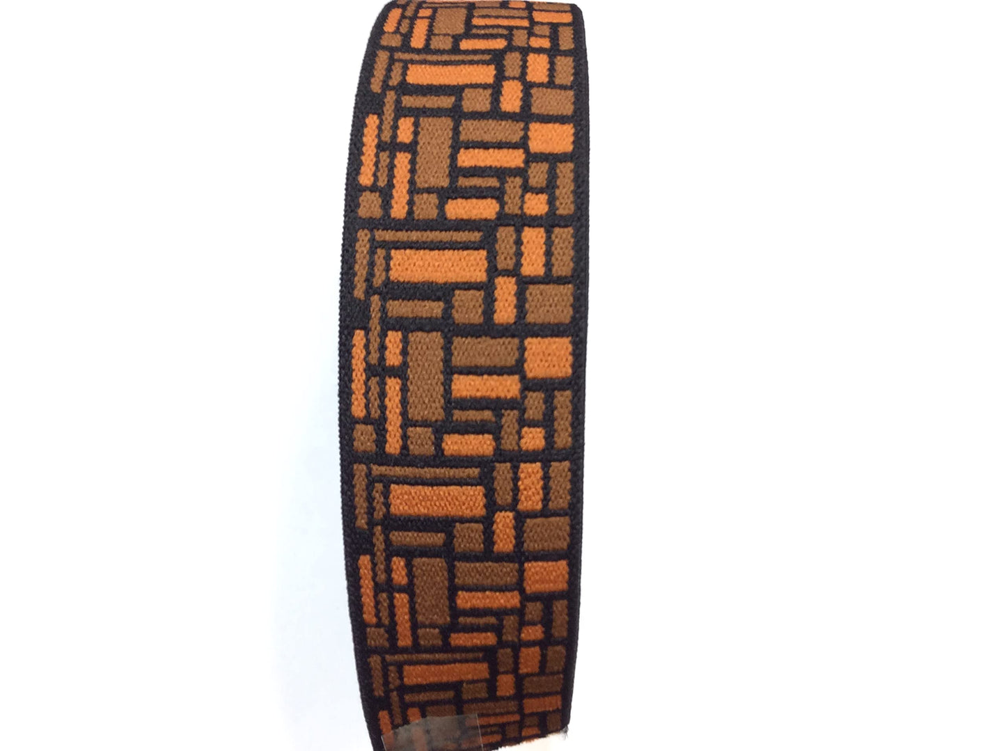 1 mt nastro elastico fantasia ORANGE cm 4