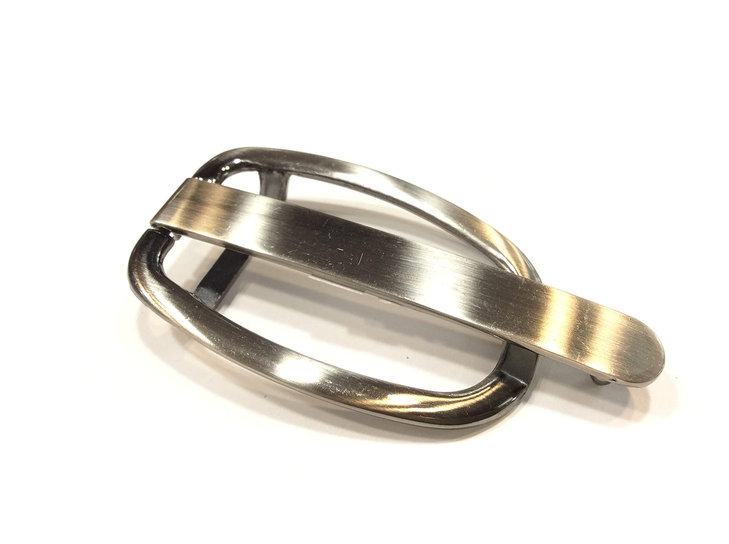 Filmodashop Fibbia Ovale CM 9 Ottone Brunito Argento