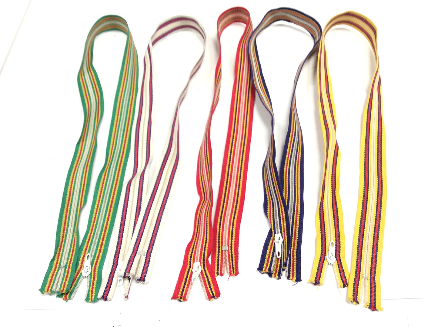 50 PZ ZIP chiusura lampo adattabile cm 60 multicolor no apribile BORSE E VESTITI