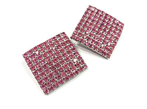 DE LIGUORO Bottone Gioiello Strass Fuxia CM 2,5