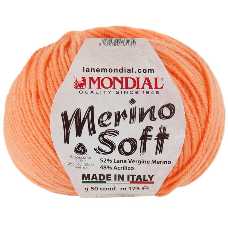 mondial lana vergine merino gr 50 offerta 2 gomitoli