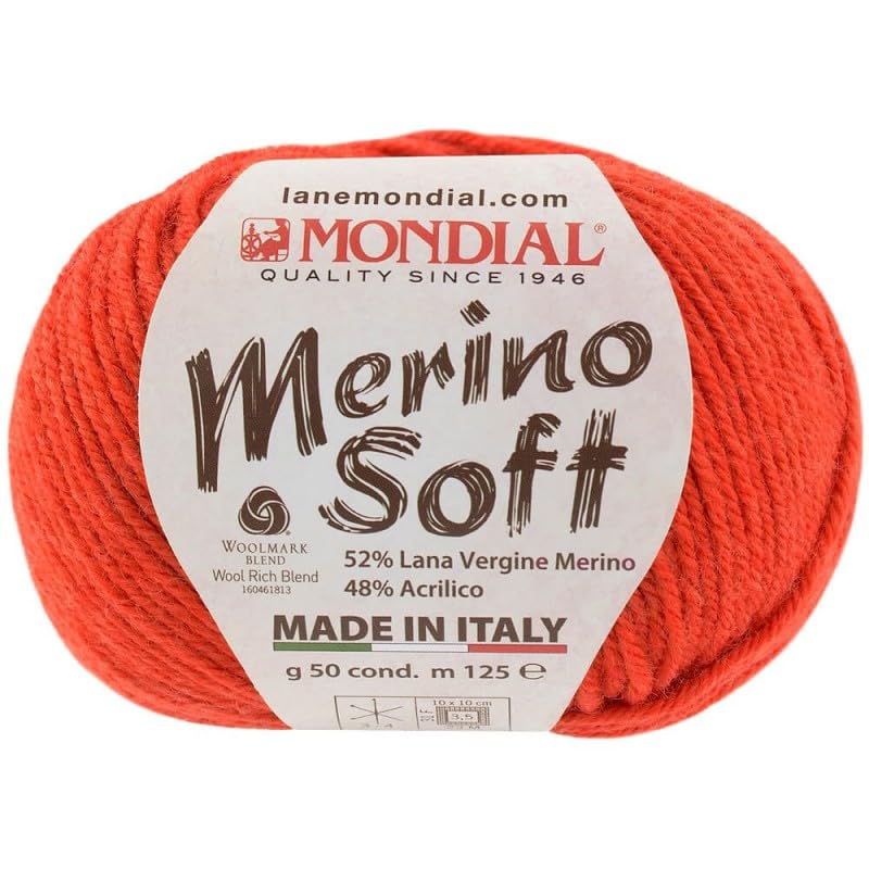 mondial lana vergine merino gr 50 offerta 2 gomitoli