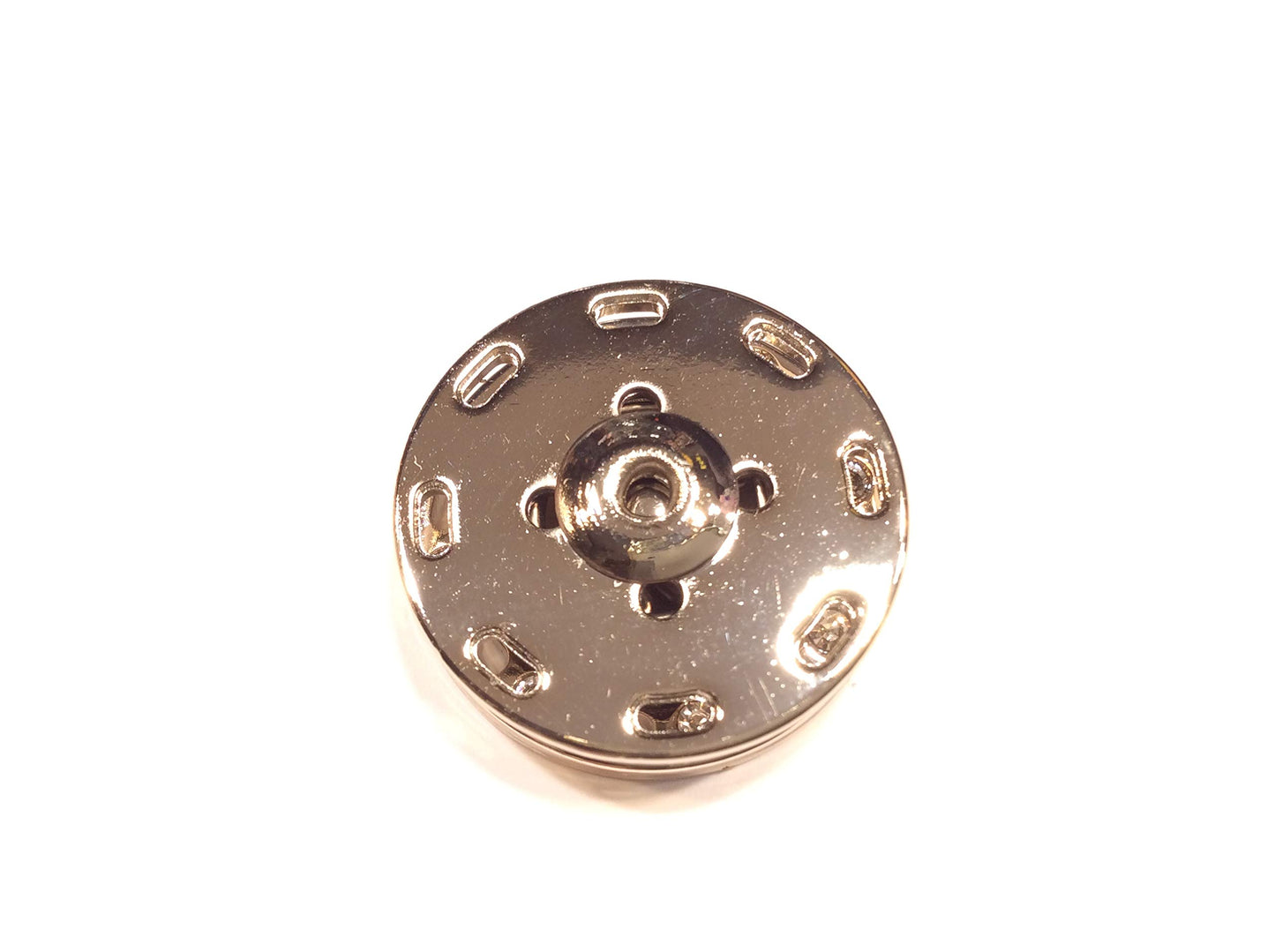 BOTTONI GIOIELLO AUTOMATICI BORDO IN STRASS gold CM 2,5