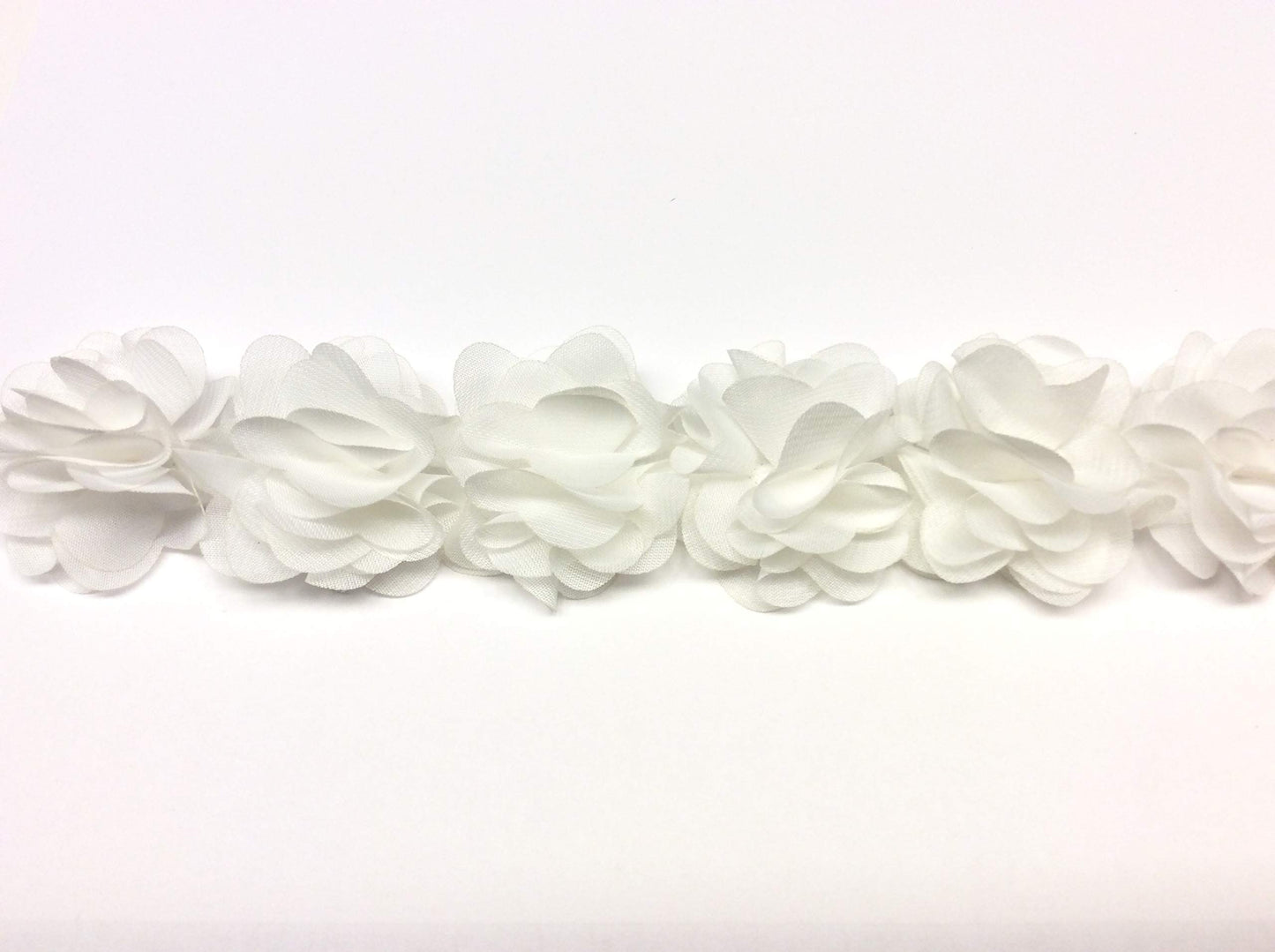 Filmodashop 1 MT Passamaneria Floreale Bianca Cerimonia