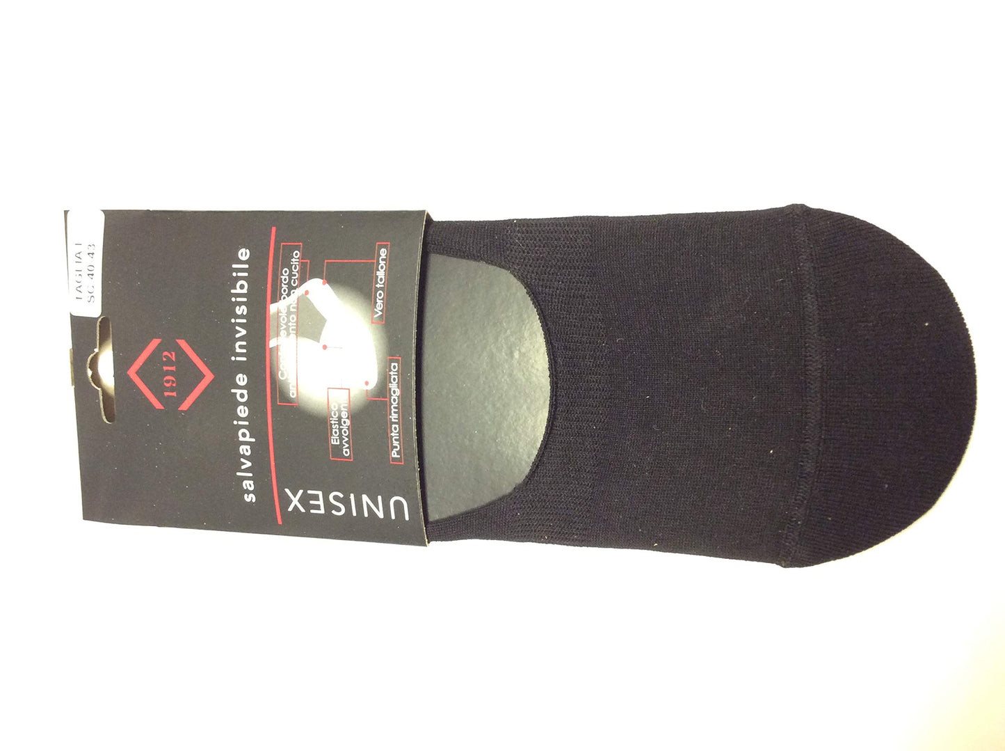 Ciocca SALVAPIEDE IN COTONE INVISIBILE BLU 44-46