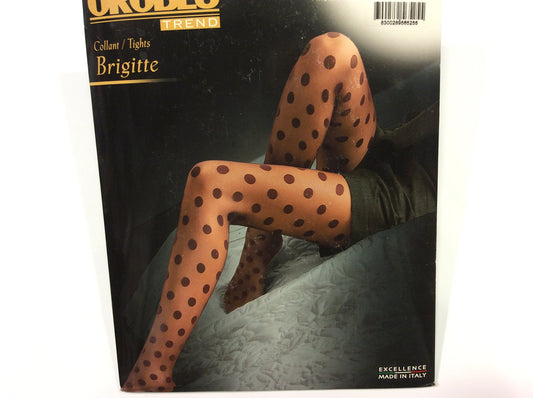 Oroblu COLLANT POIS BRIGITTE 30 DEN BLU (L - BLU)