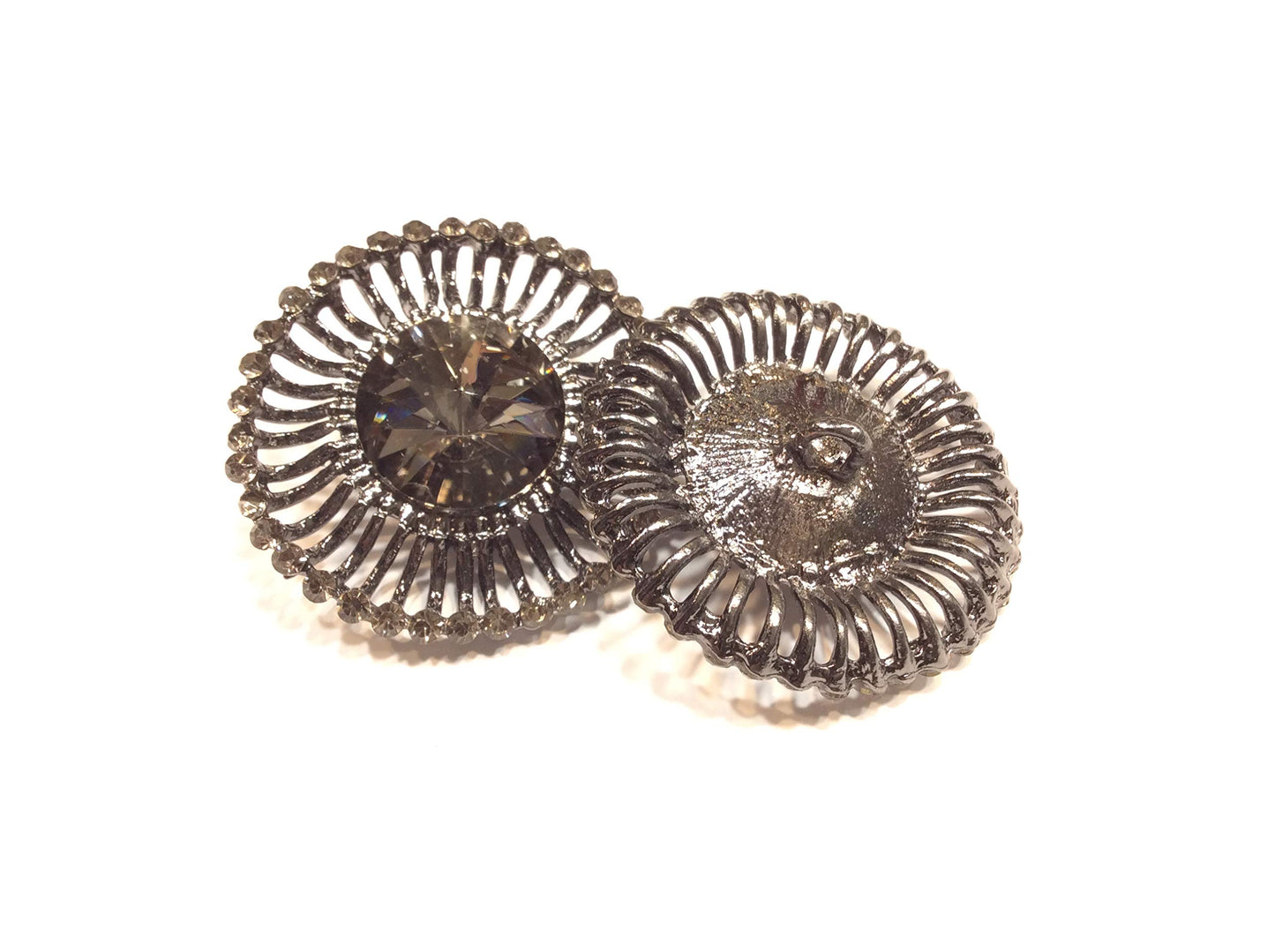 BOTTONI GIOIELLO ALTA MODA GREY CRYSTAL CM 4