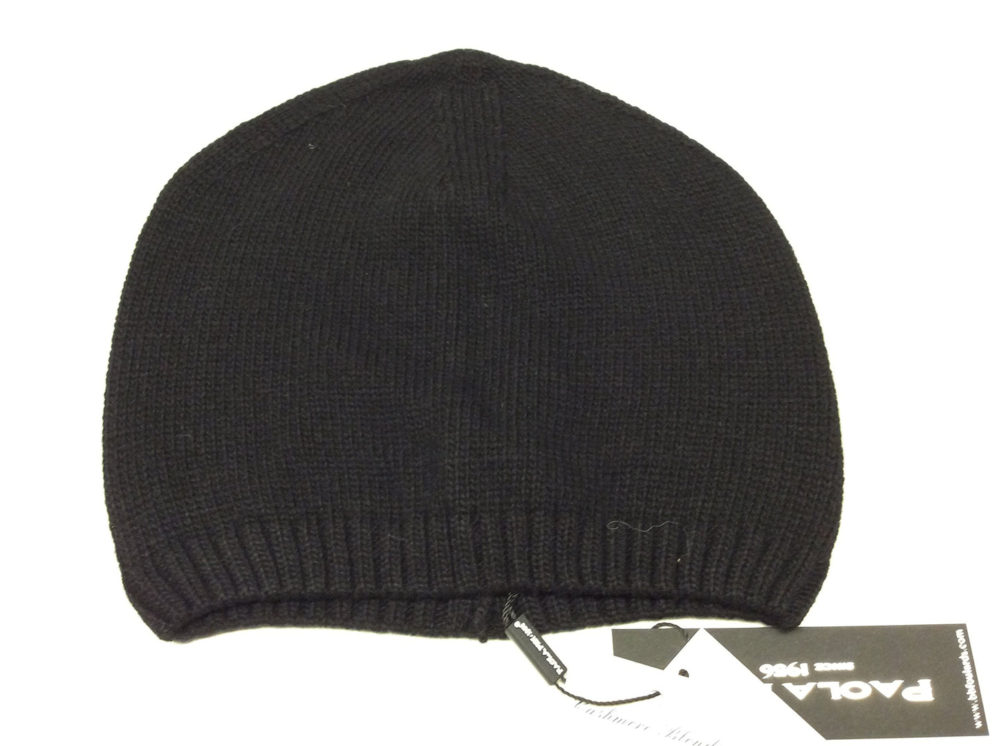 PAOLA PENN Cappello Lana & Cashmere Nero TG Unica