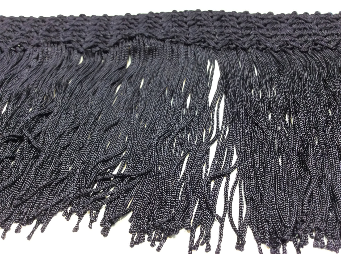 Frangia in Seta 20 cm - Passamaneria di Alta Qualità per Arredo e Moda, 1 mt