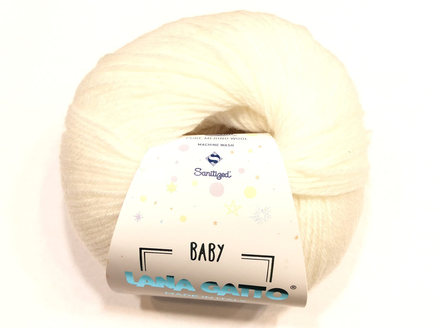 LANA GATTO BABY MIGNON 25G BIANCO PANNA