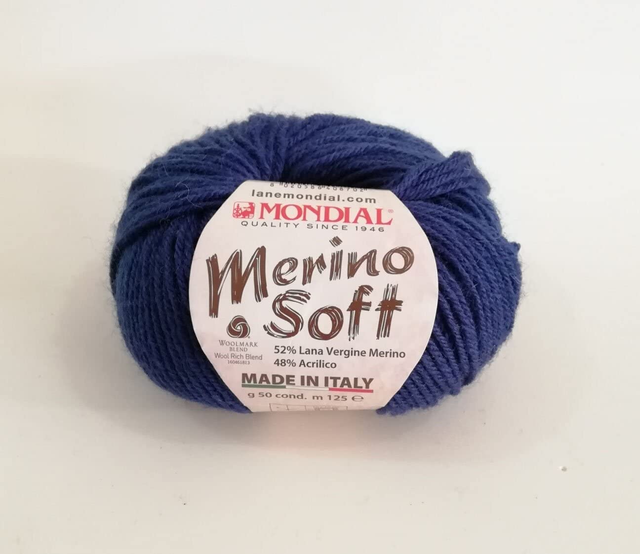 KIT LANA MERINO SOFT MONDIAL PER CAPPELLO CALZE GUANTI 100 GRAMMI