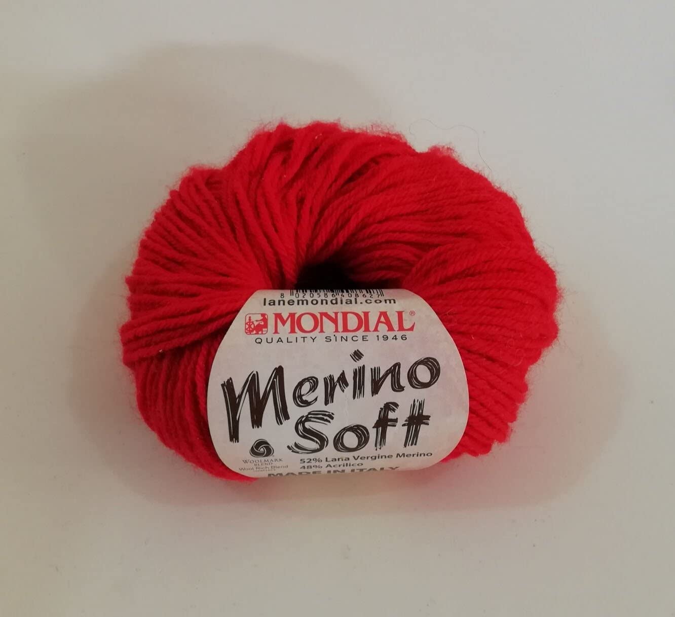 KIT LANA MERINO SOFT MONDIAL PER CAPPELLO CALZE GUANTI 100 GRAMMI