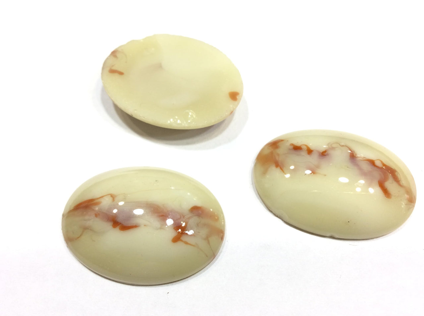 Cabochon pietra naturale ovale, 30x22x3 mm