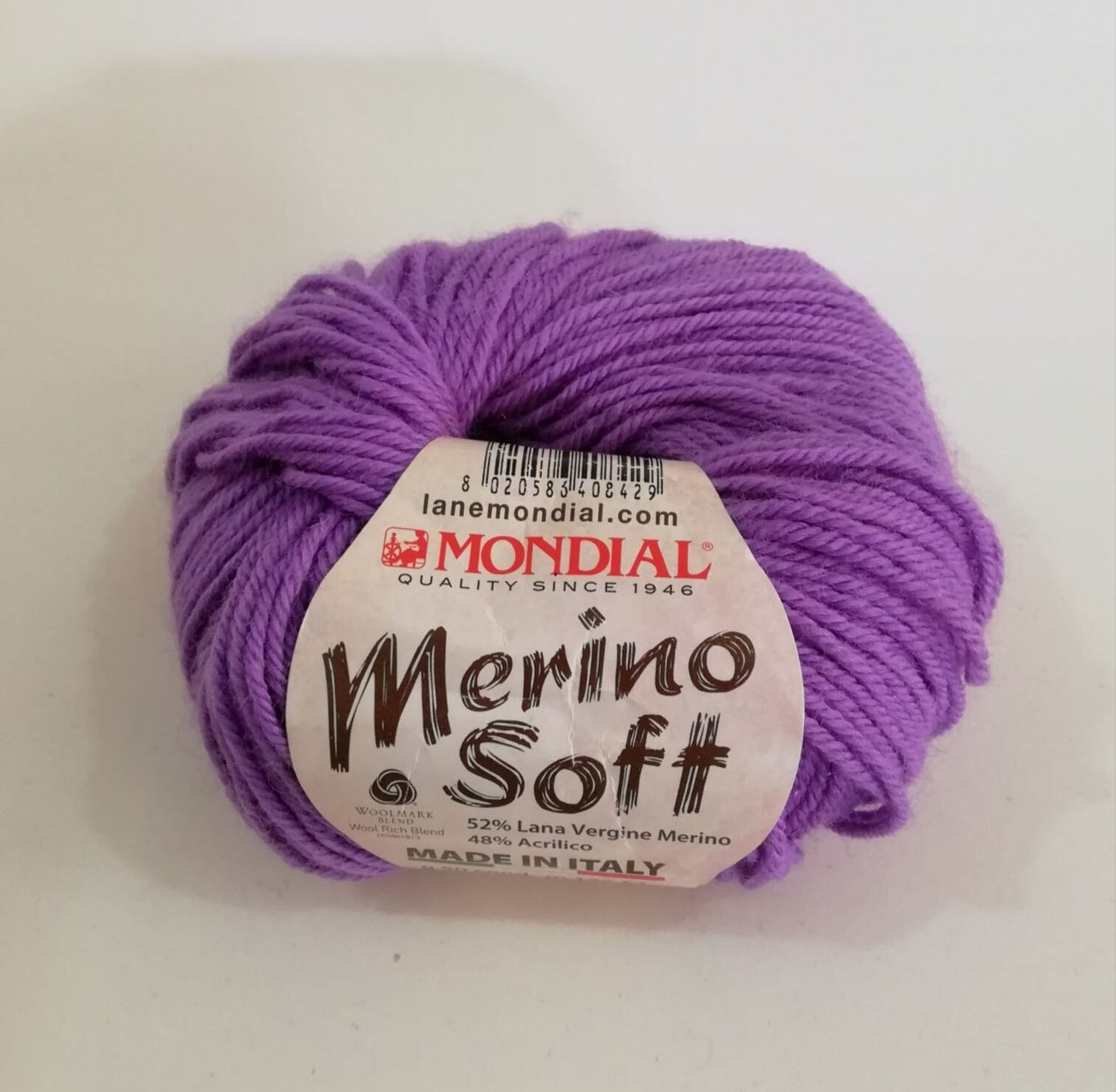 GOMITOLO MONDIAL, LANA ''MERINO SOFT''