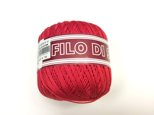 COTONE EGITTO N. 5 100 GRAMMI ROSSO OFFERTA FILO DI SCOZIA