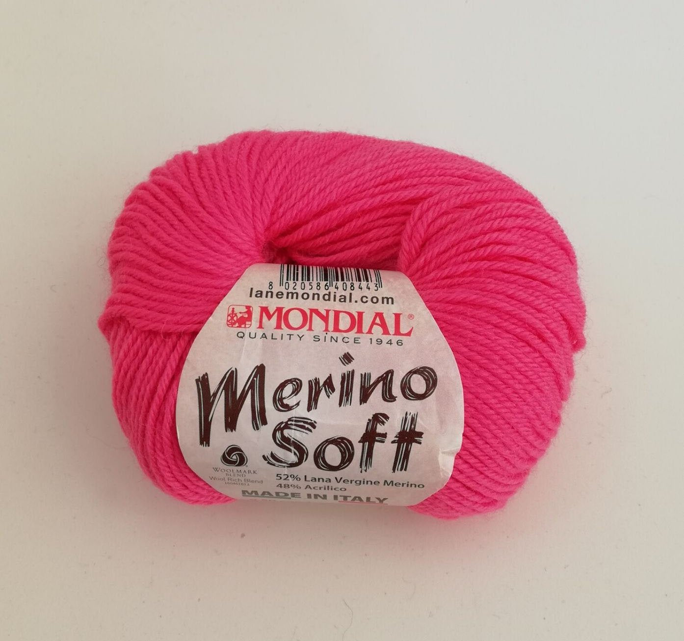 GOMITOLO MONDIAL, LANA ''MERINO SOFT''