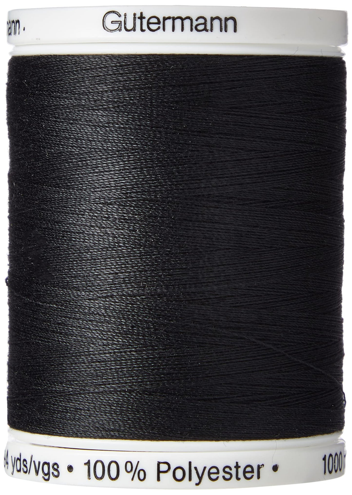 Gutermann - Filo da Cucito Sew-all, in Poliestere, 1000 m, Colore: Nero